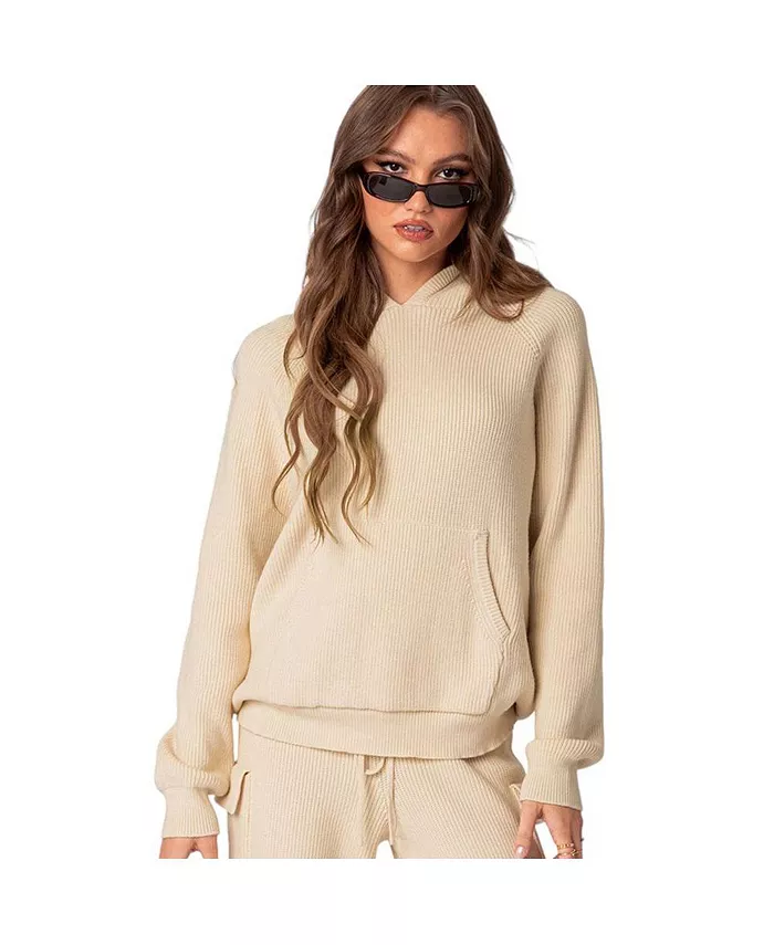 Women's Wynter oversized knit hoodie - thumbnail 7
