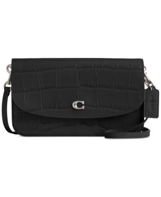 Fashion coach embossed crossbody