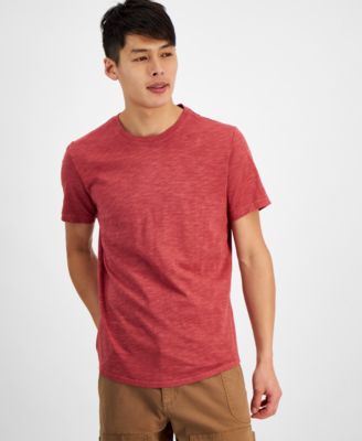 Sun + Stone - Men's Sun Kissed Regular-Fit Curved Hem T-Shirt