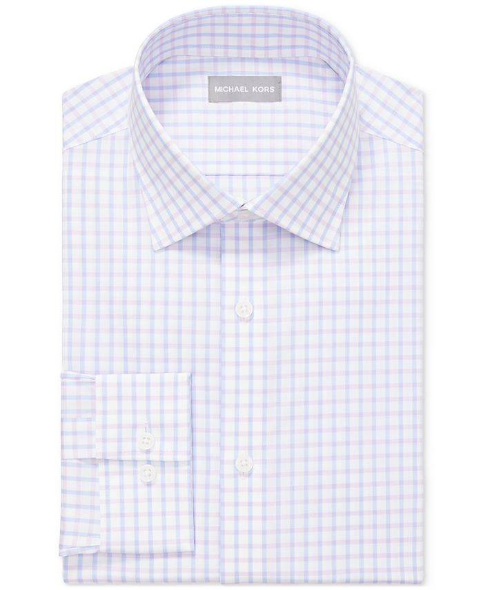 Express Men's Performance Slim Fit Dress Shirt - Non-Iron Long Sleeve Button Down - View #6
