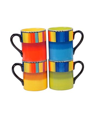 Certified International - Sierra 4-Pc. Mugs asst.