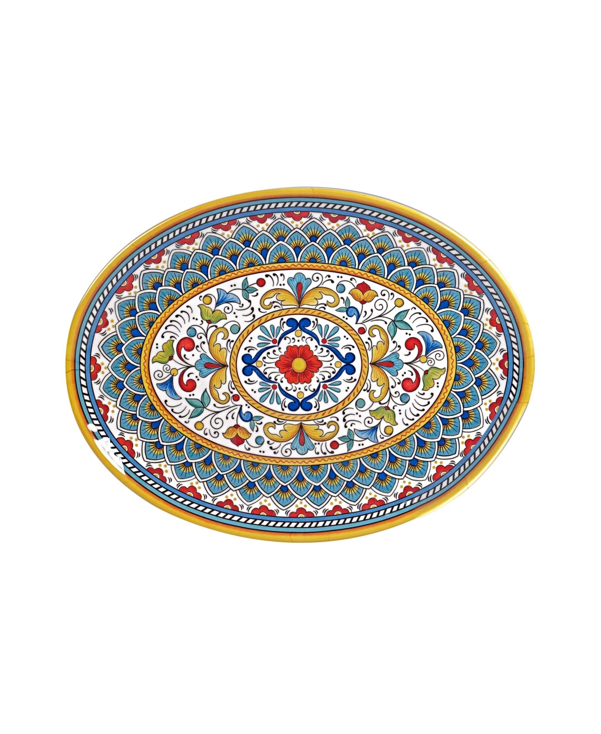 Certified International Portofino Melamine 2-Pc. Platter Set