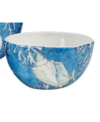 Playa Shells Set of 4 Ice Cream Bowl