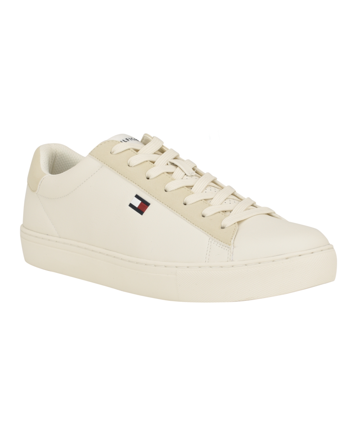 Tommy Hilfiger Men's Novian Lace Up Fashion Sneakers In Beige,cream Multi
