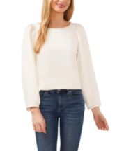 Dressy white online blouses at macy's
