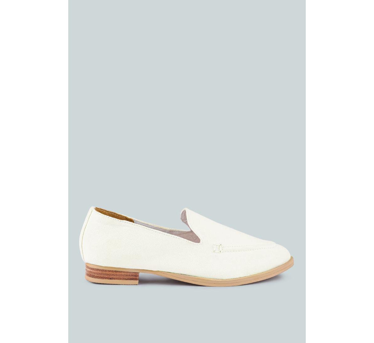 RAG & CO BOUGIE WOMENS ORGANIC CANVAS LOAFERS