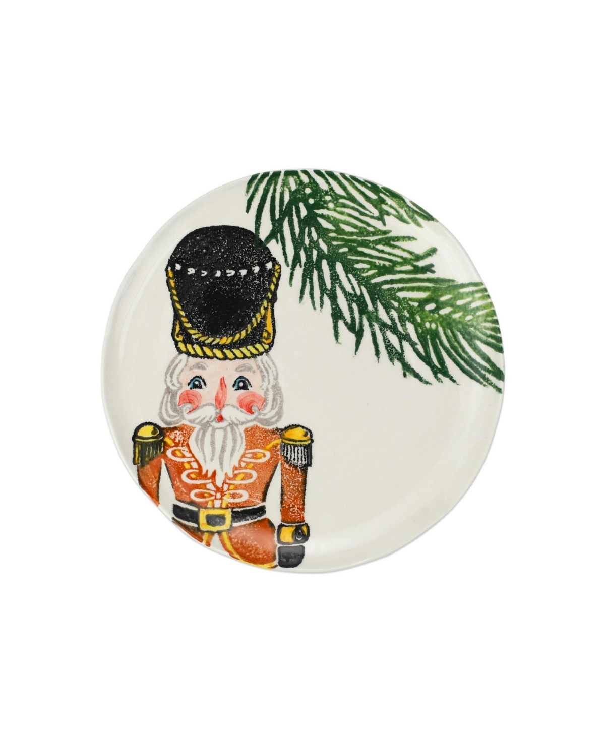 Vietri Nutcrackers Dinnerware Salad Plates, Set Of 4 In Assorted