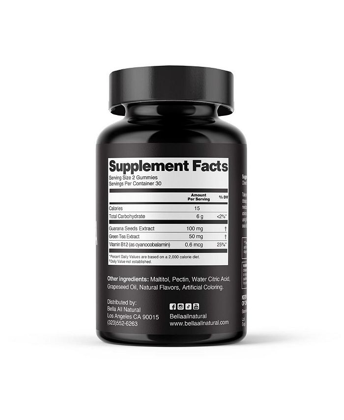 Bella All Natural Ashwagandha GummiesNatural Adrenal Support60 Count