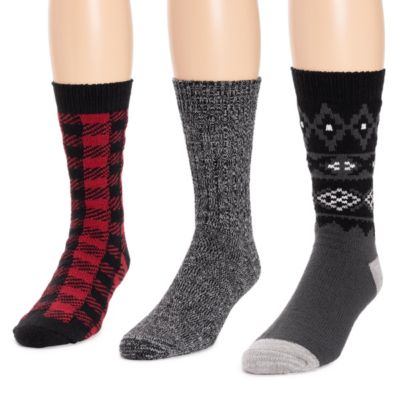 thumbnail image 2 of Muk Luks Women's 3 Pack Boot Socks 2 of 14