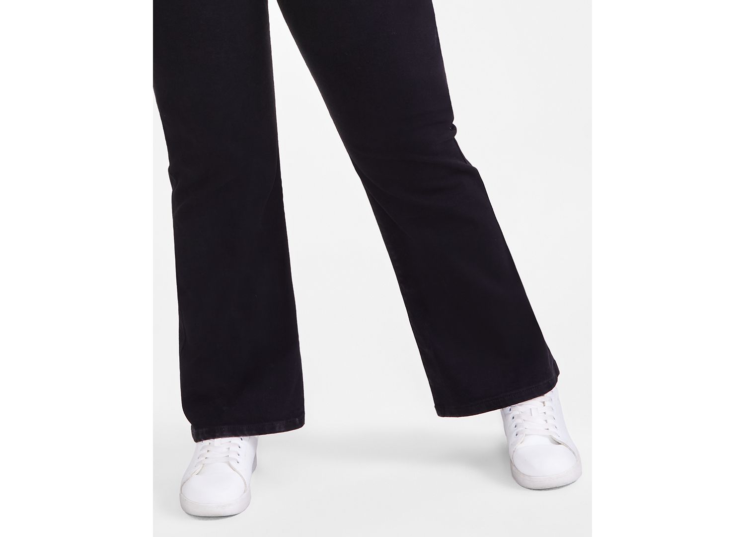 Petite Mid-Rise Curvy Bootcut Jeans, Petite & Petite Short