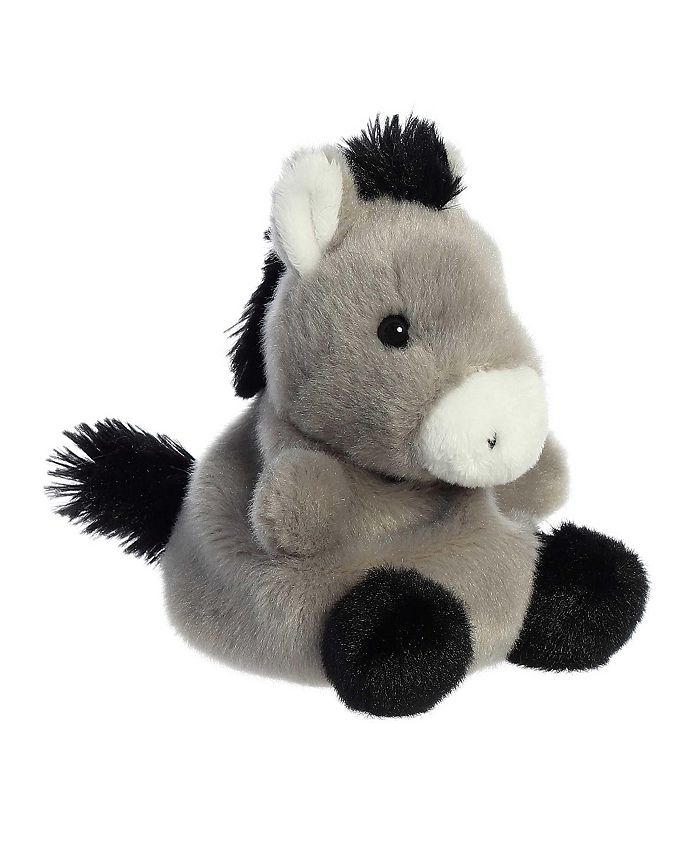 Aurora Mini Eli Donkey Palm Pals Adorable Plush Toy Gray 5" - Macy's