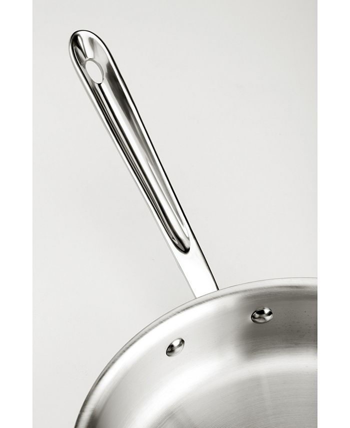 All-Clad D5 Brushed Stainless Steel 4-Qt. Covered Weeknight Saute Pan -  Macy's