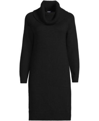 Women's Cozy Lofty Cowl Neck Sweater Dress