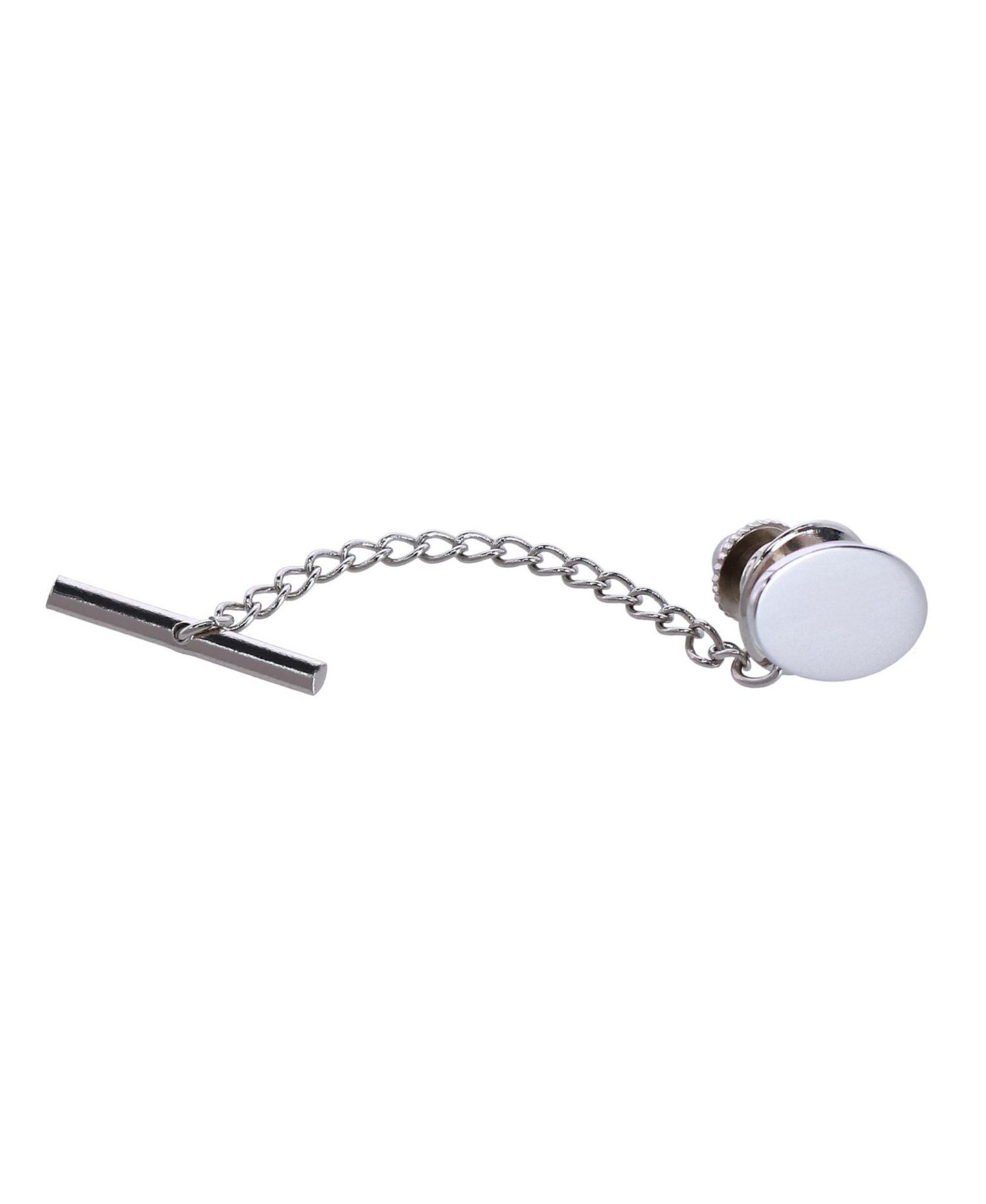 Sutton Sterling Silver Polished Oval Tie Tack