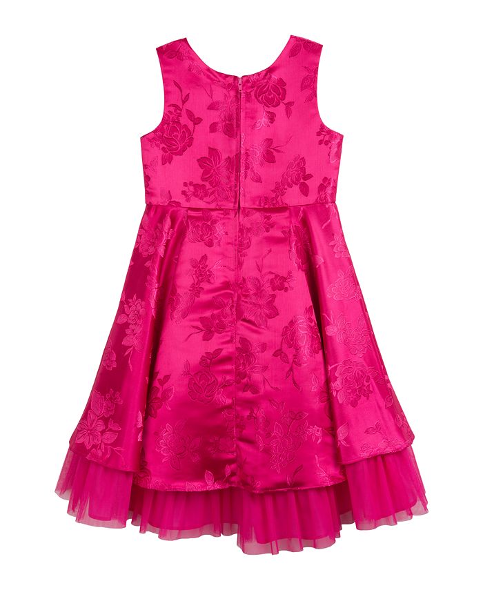 Rare Editions Toddler Girls Sleeveless Brocade Party Dress - Macy's