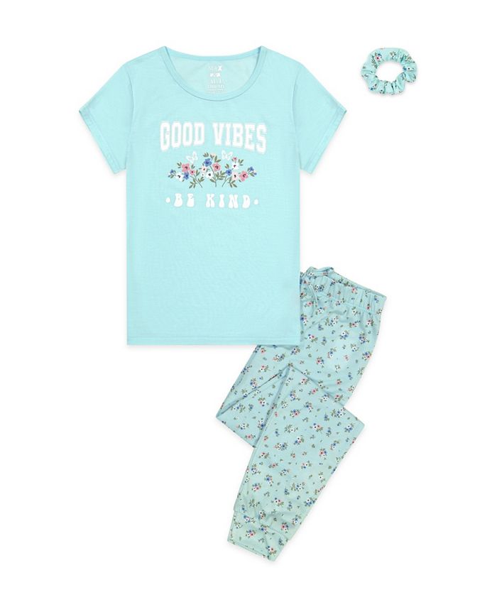 Max Olivia Big Girls Pajama Set with Scrunchie 2 Pc. Macy s