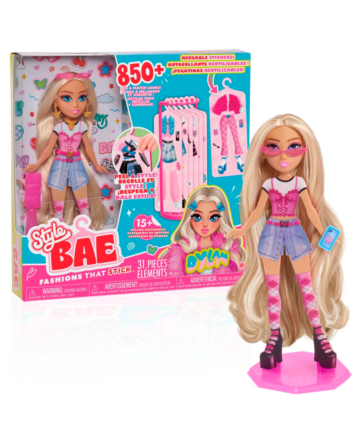 Style Bae Dylan 10" Fashion Doll And Accessories In Multi