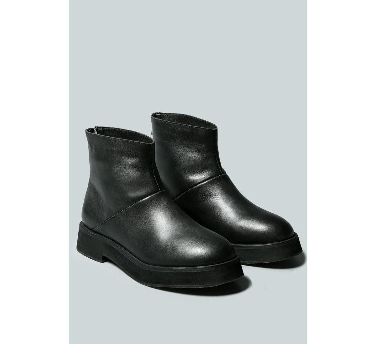Paltrow Zip-up Womens Ankle Boot - Black