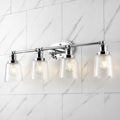 Beverly Iron/Seeded Glass Classic Cottage LED Vanity Light