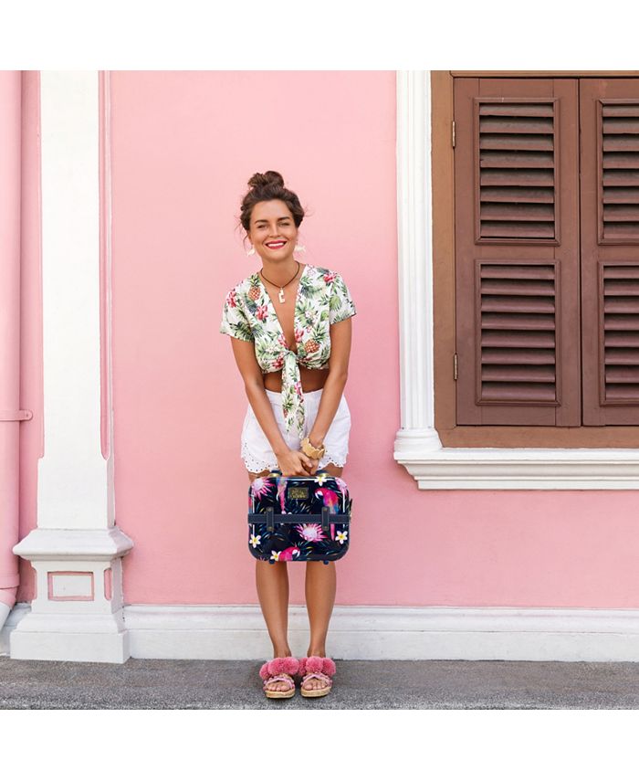 World Traveler Chariot Hardside Cosmetic Case With Shoulder Strap For