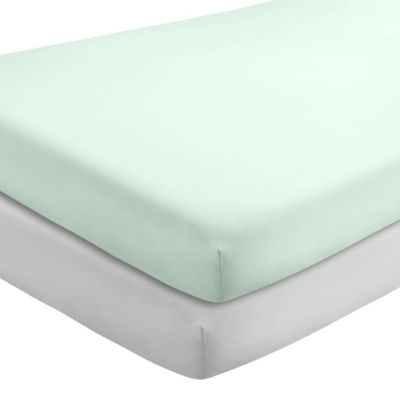 Microfiber Fitted Crib Sheet, Pack of 2