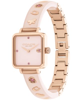 Women's Cass Blush Resin Bangle Bracelet Watch 22mm