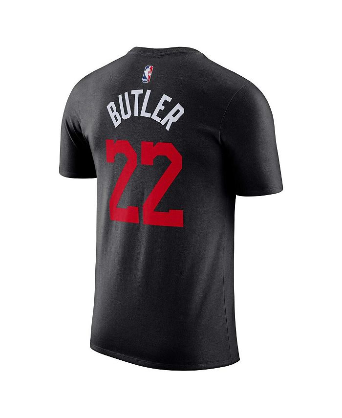 Nike Men's Jimmy Butler Black Miami Heat 2023/24 City Edition Name and ...