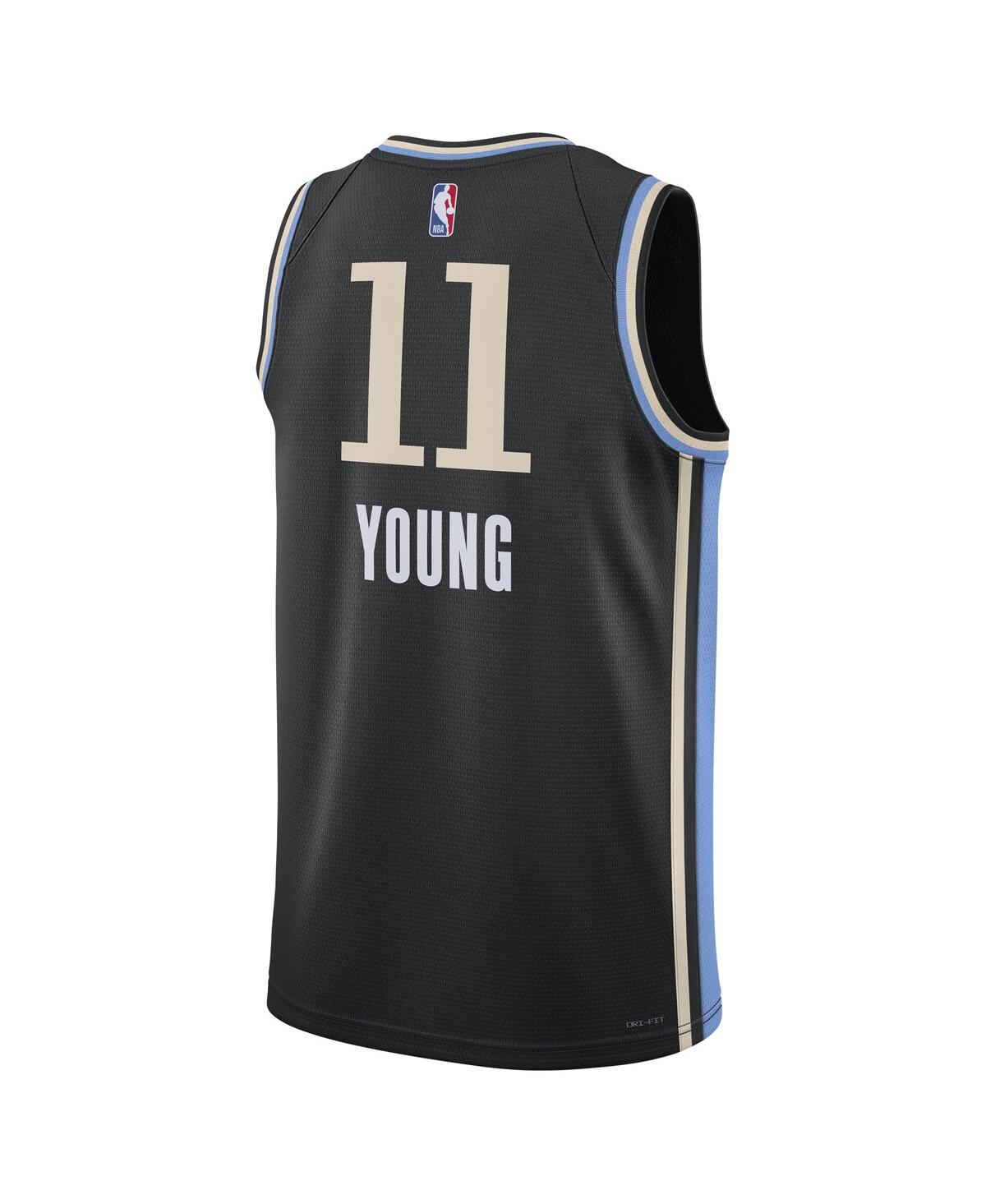 Men's and Women's Nike Trae YoungAtlanta Hawks 2023/24 Swingman Jersey - City Edition - Black