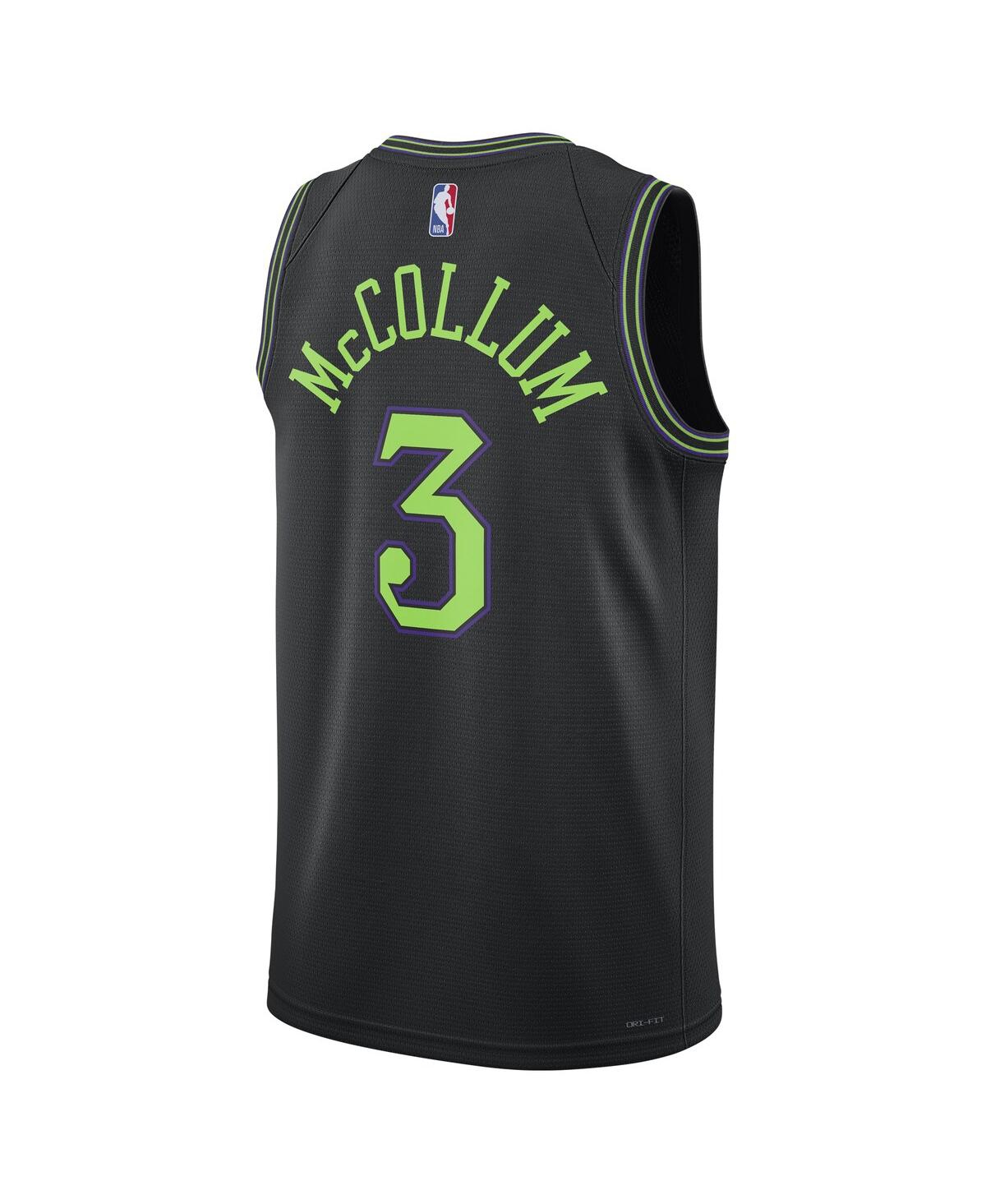 Men's and Women's Nike Cj McCollumNew Orleans Pelicans 2023/24 Swingman Jersey - City Edition - Black