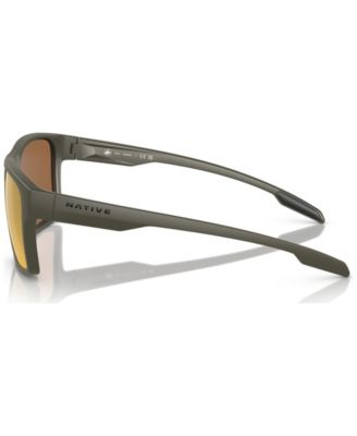 Native Men's Breck Polarized Sunglasses, Mirror Polar XD9041
