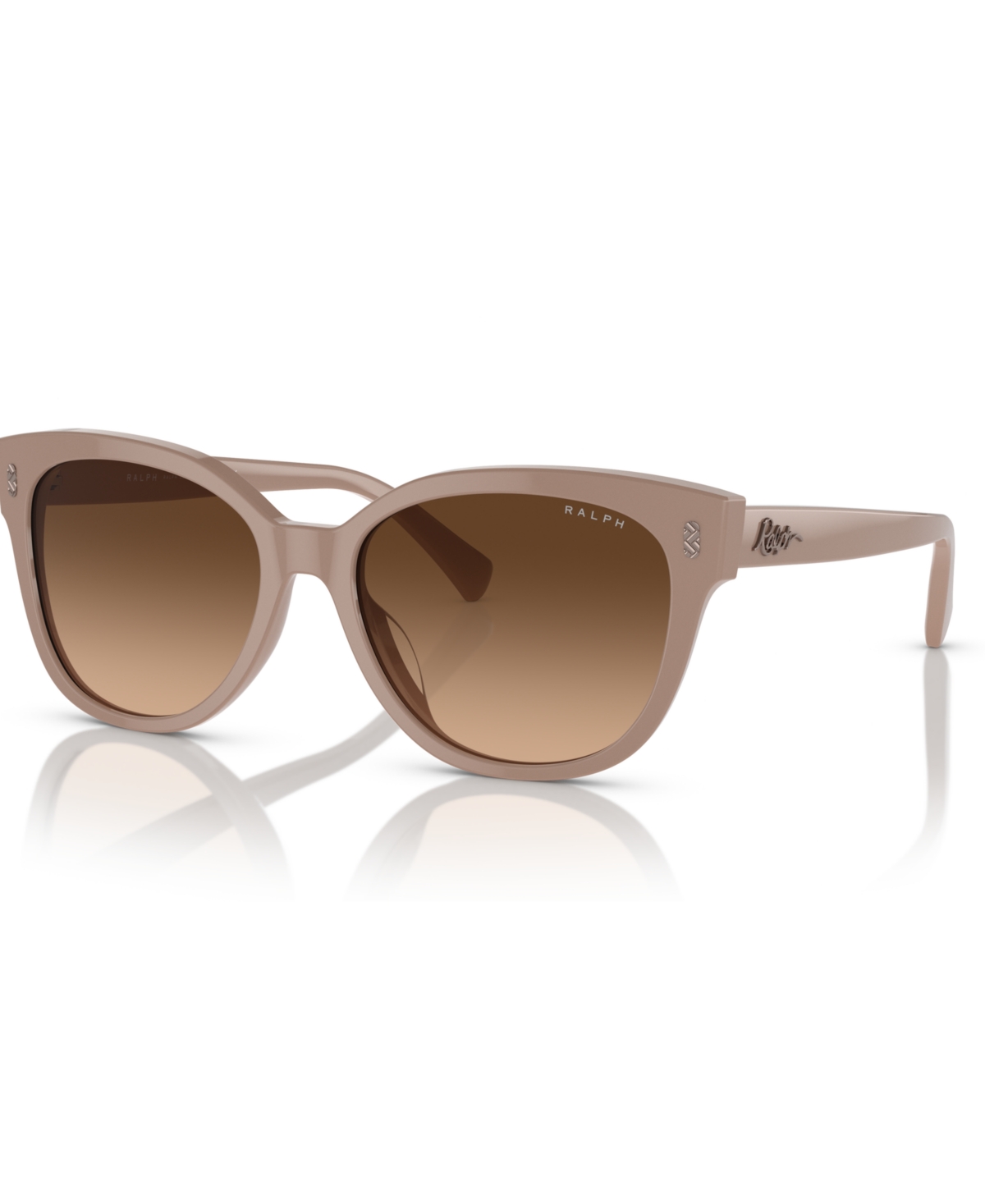 Ralph By Ralph Lauren Women's Sunglasses, Gradient Ra5305u In Shiny Solid Beige