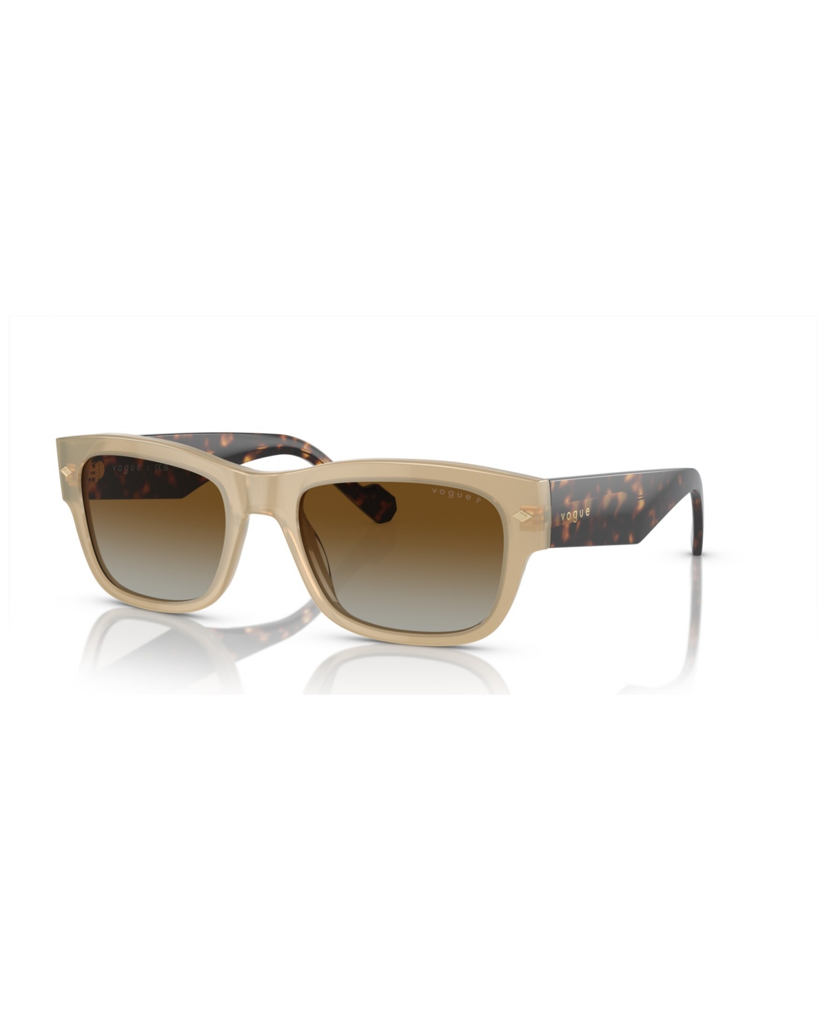 Men's Polarized Sunglasses, Gradient Polar VO5530S - Opal Beige