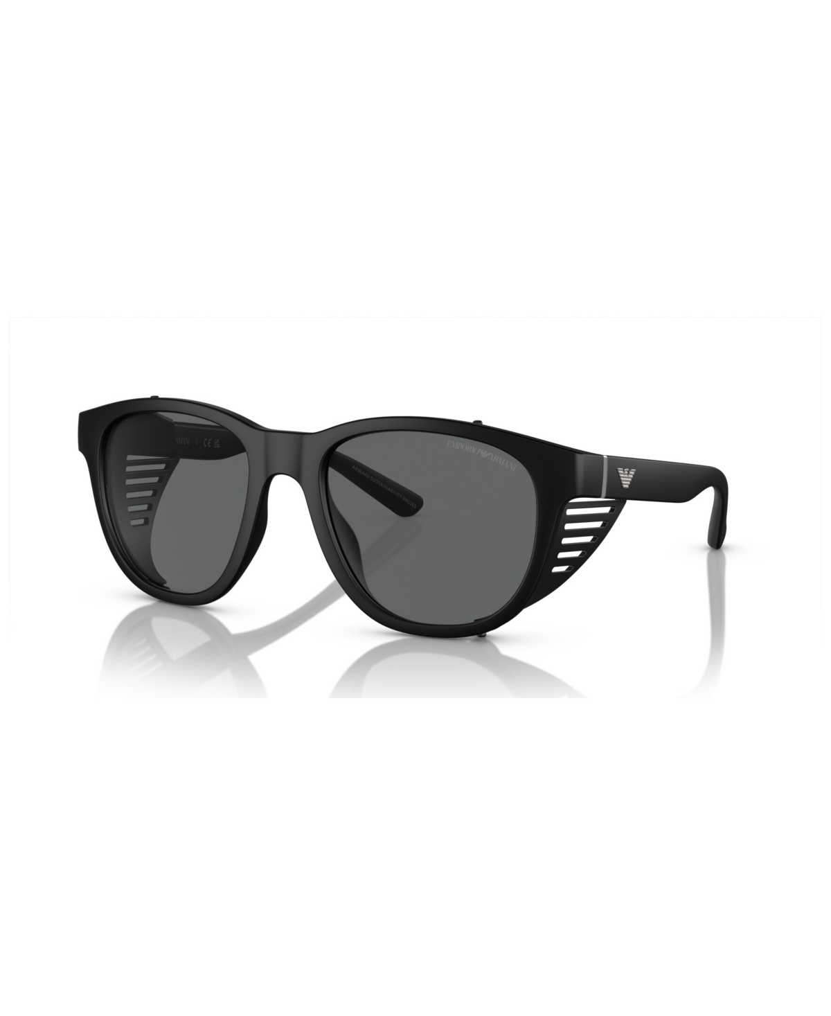 Emporio Armani Men's Sunglasses Ea4216u In Matte Black