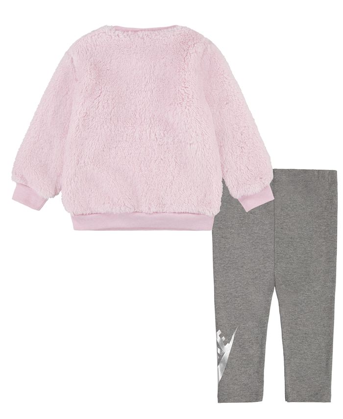 Nike Baby Girls Sweatshirt and Leggings Set - Macy's