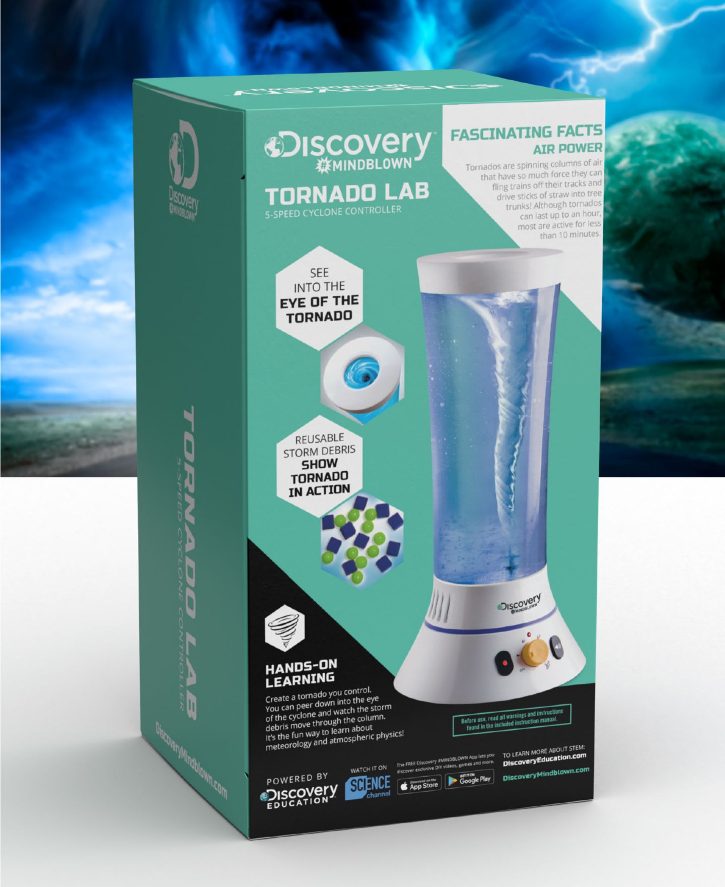 Детские игрушки Discovery #Mindblown Tornado Lab, 5-Speed Cyclone Controller — фото 8
