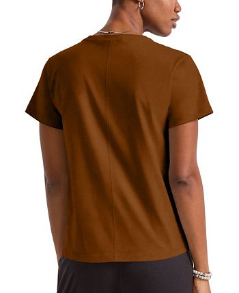 Hanes Women's Originals Cotton Short Sleeve Classic T-shirt - Macy's