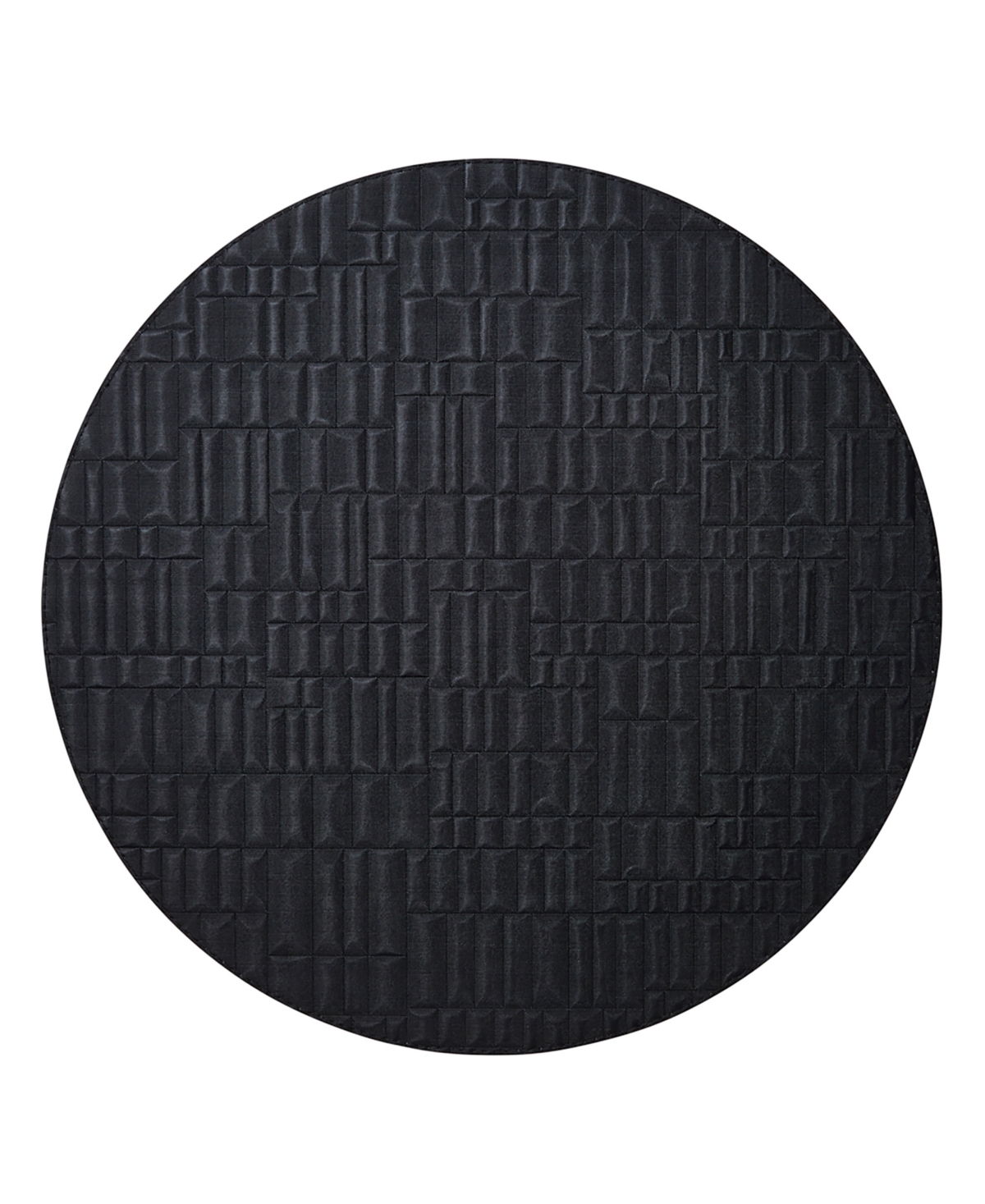 Shop Mode Living Chequer Placemats, Set Of 4 In Black - Gray
