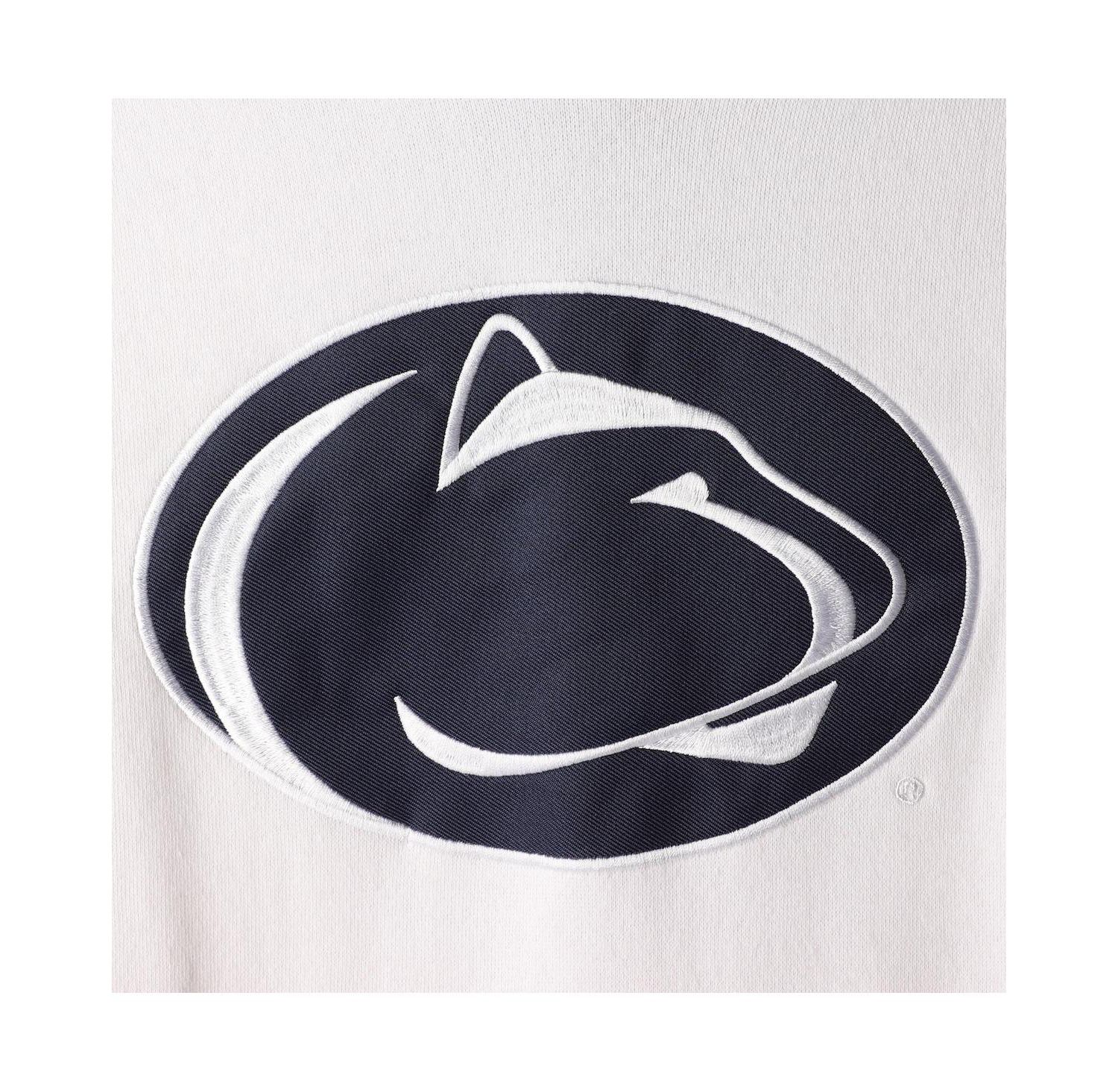 Women's White Penn State Nittany Lions Team Big Logo Pullover Hoodie