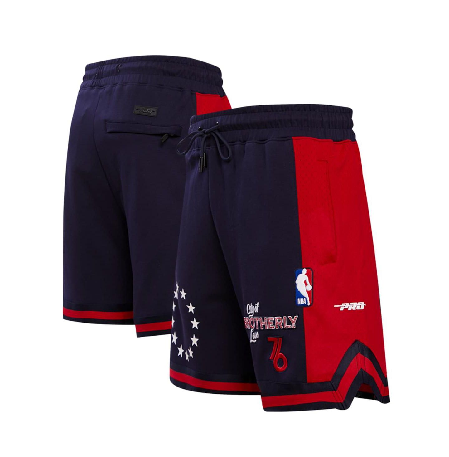 Мужские шорты Pro Standard Navy Philadelphia 76ers 2023/24 City Edition DK — фото 1