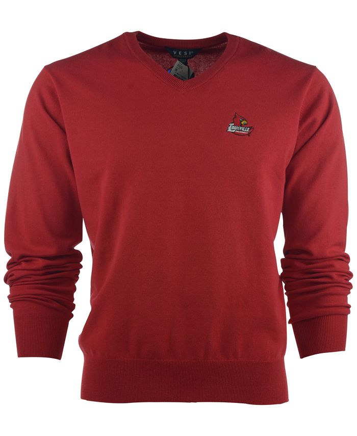 VESI Men's Louisville Cardinals Solid V-Neck Sweater & Reviews - Sports ...