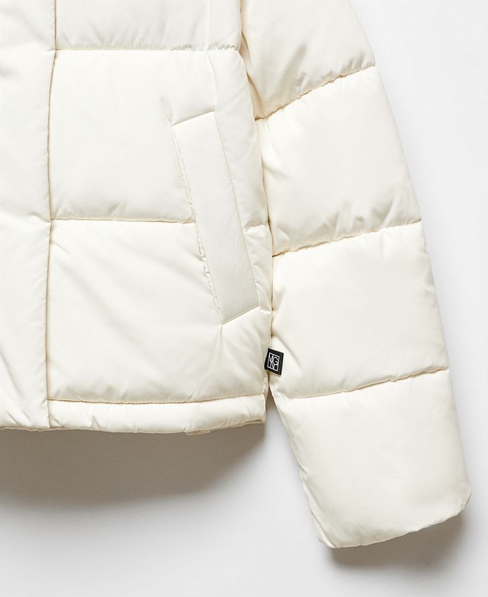 MANGO Women's Short Quilted Anorak Macy's