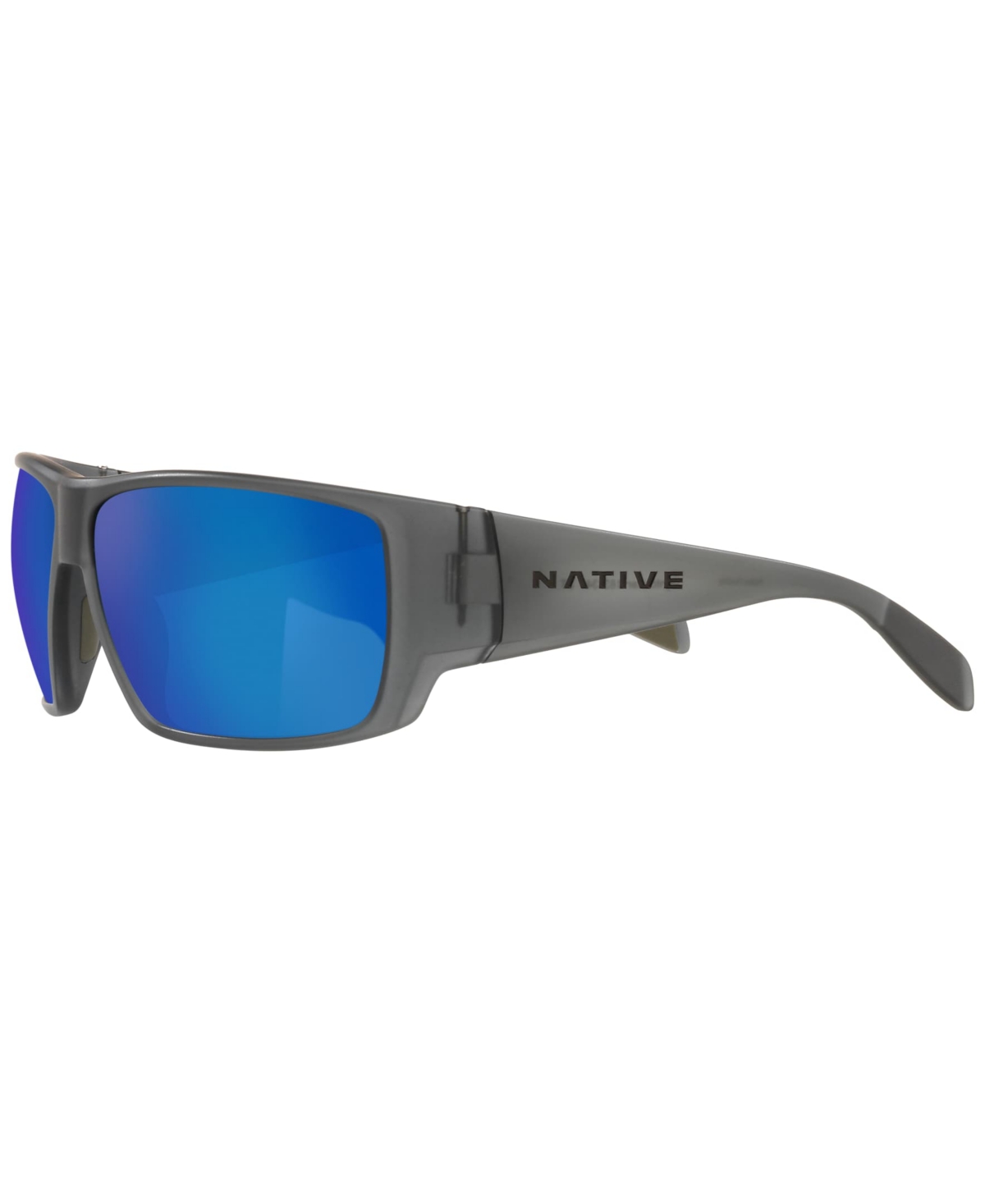 Shop Native Eyewear Men's Sightcaster Polarized Sunglasses, Mirror Polar Xd9021 In Smoke Crystal