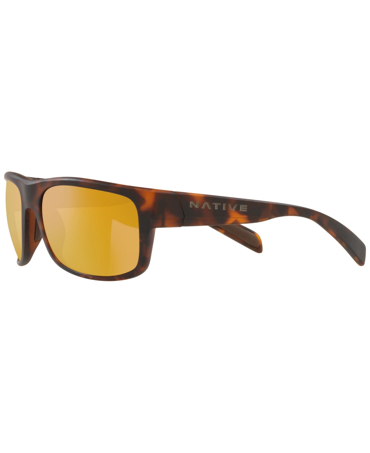 Shop Native Eyewear Men's Ashdown Polarized Sunglasses, Mirror Polar Xd9003 In Desert Tortoise