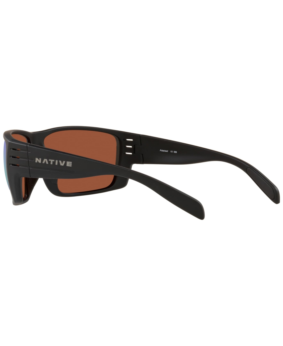 Shop Native Eyewear Native Men's Griz Polarized Sunglasses, Mirror Polar Xd9014 In Matte Black
