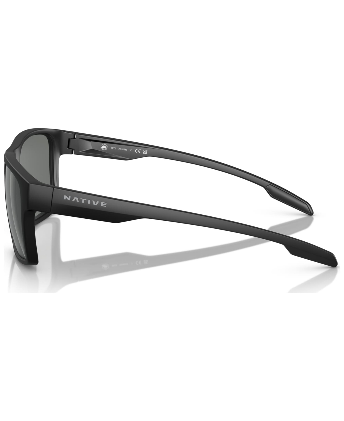 Shop Native Eyewear Native Men's Breck Polarized Sunglasses, Polar Xd9041 In Matte Black