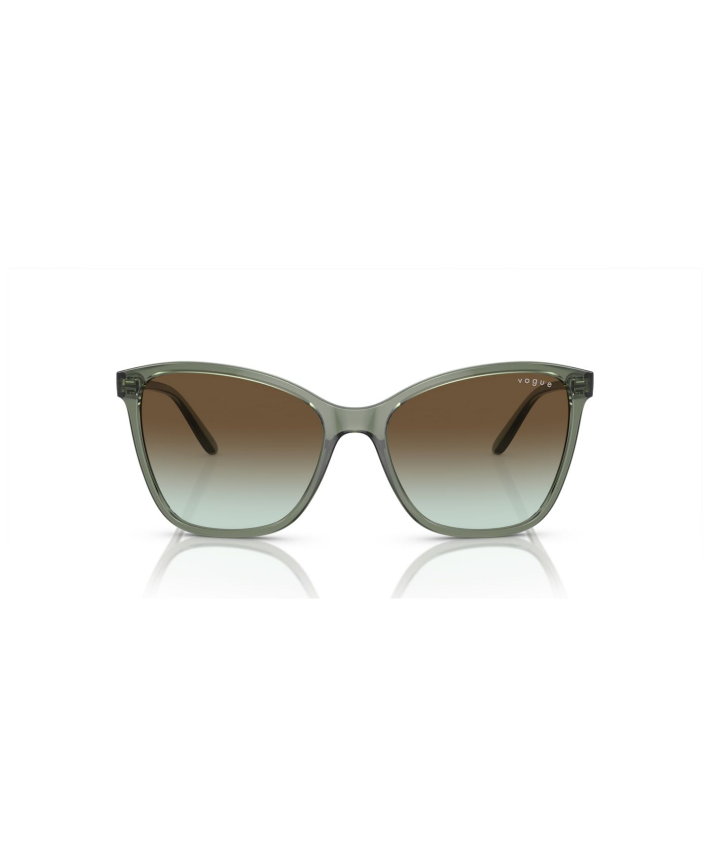 Женские солнцезащитные очки Vogue Eyewear Sunglasses, Gradient VO5520S, цвет: Прозрачный зелёный — фото 2