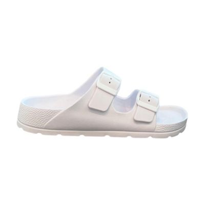 Comfort Slides Double Buckle Adjustable Scooby Flat Sandals