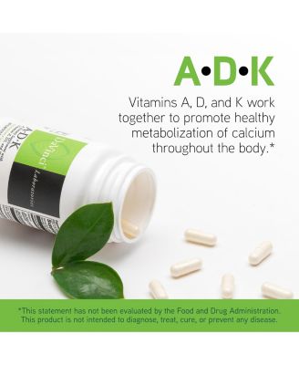 DaVinci Labs ADK - Dietary Supplement to Support Bone Structure, Heart Health and Immune Function - With Vitamin A, Vitamin D3 5,000 IU and Vitamin K2 - Gluten-Free