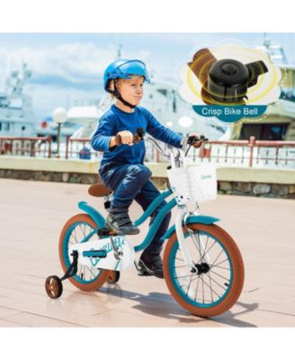 16 Inch Kids Bike with Front Handbrake and 2 Training Wheels