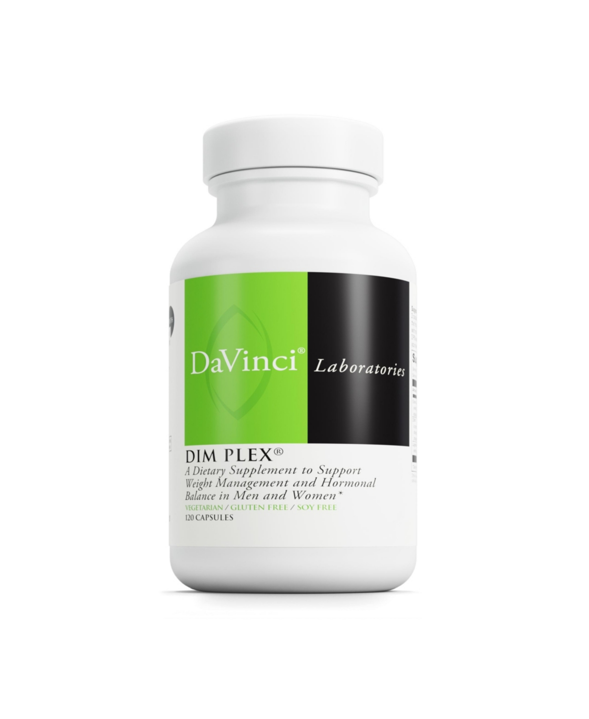 DaVinci Labs Dim Plex - Dietary Supplement to Support Hormonal Balance & Healthy Weight Management for Women and Men - With Banab